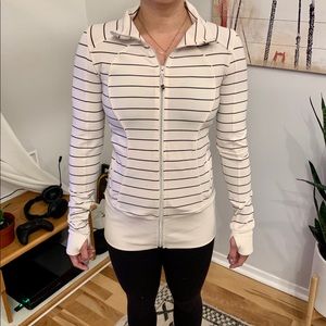 Lululemon Define Striped Zip Up Jacket
